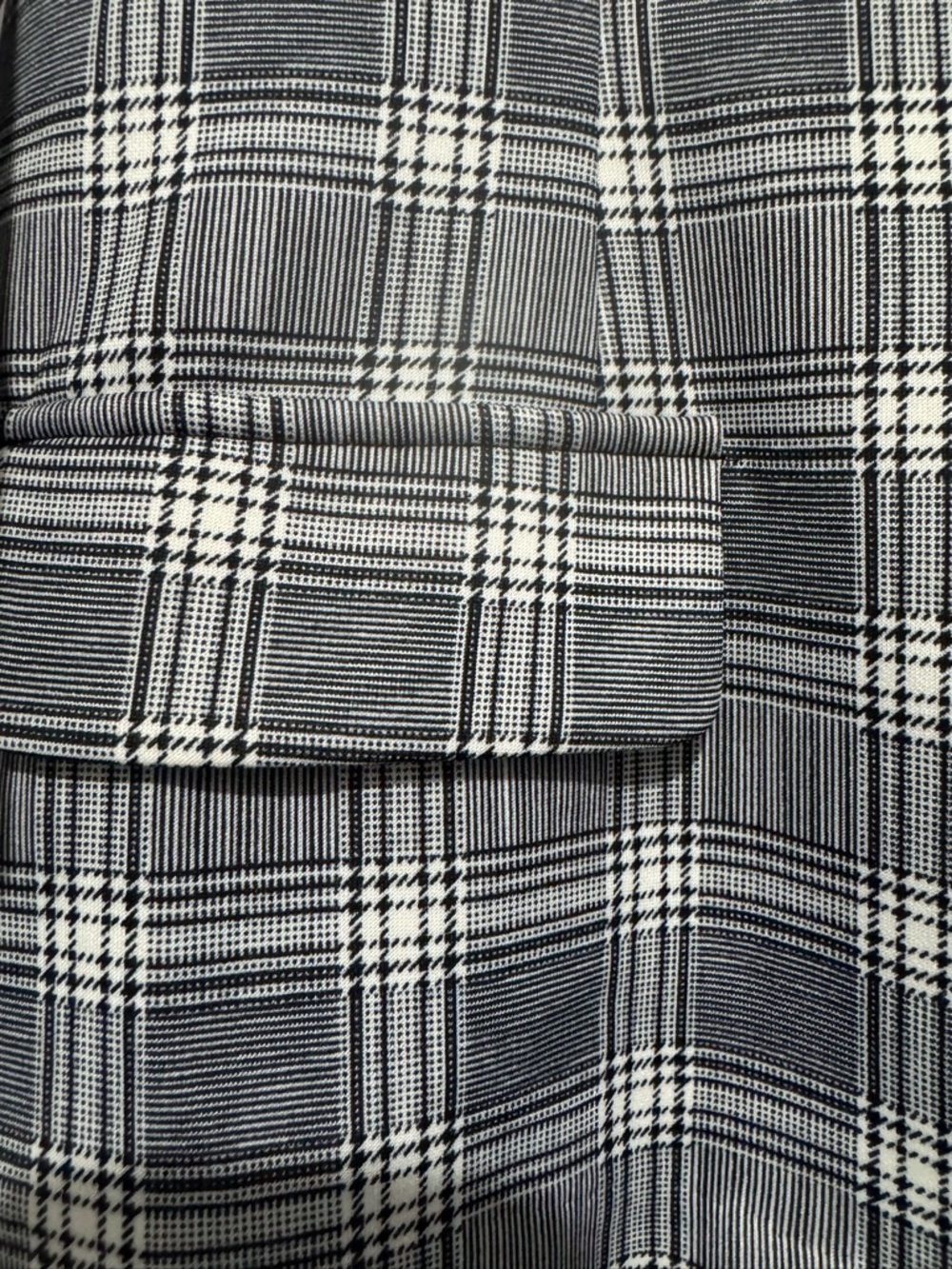NYCC Women's Gray Plaid Blazer - Picture 6 of 6